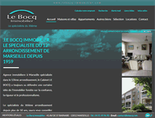 Tablet Screenshot of lebocq-immobilier.com